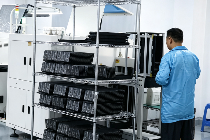 Box build assembly including cable assembly, enclosure integration, and final product assembly