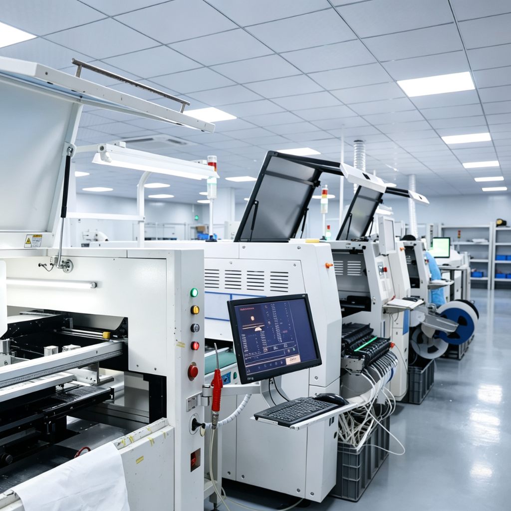 PCB manufacturing process at the VoltCircuits production facility from prototype to mass production